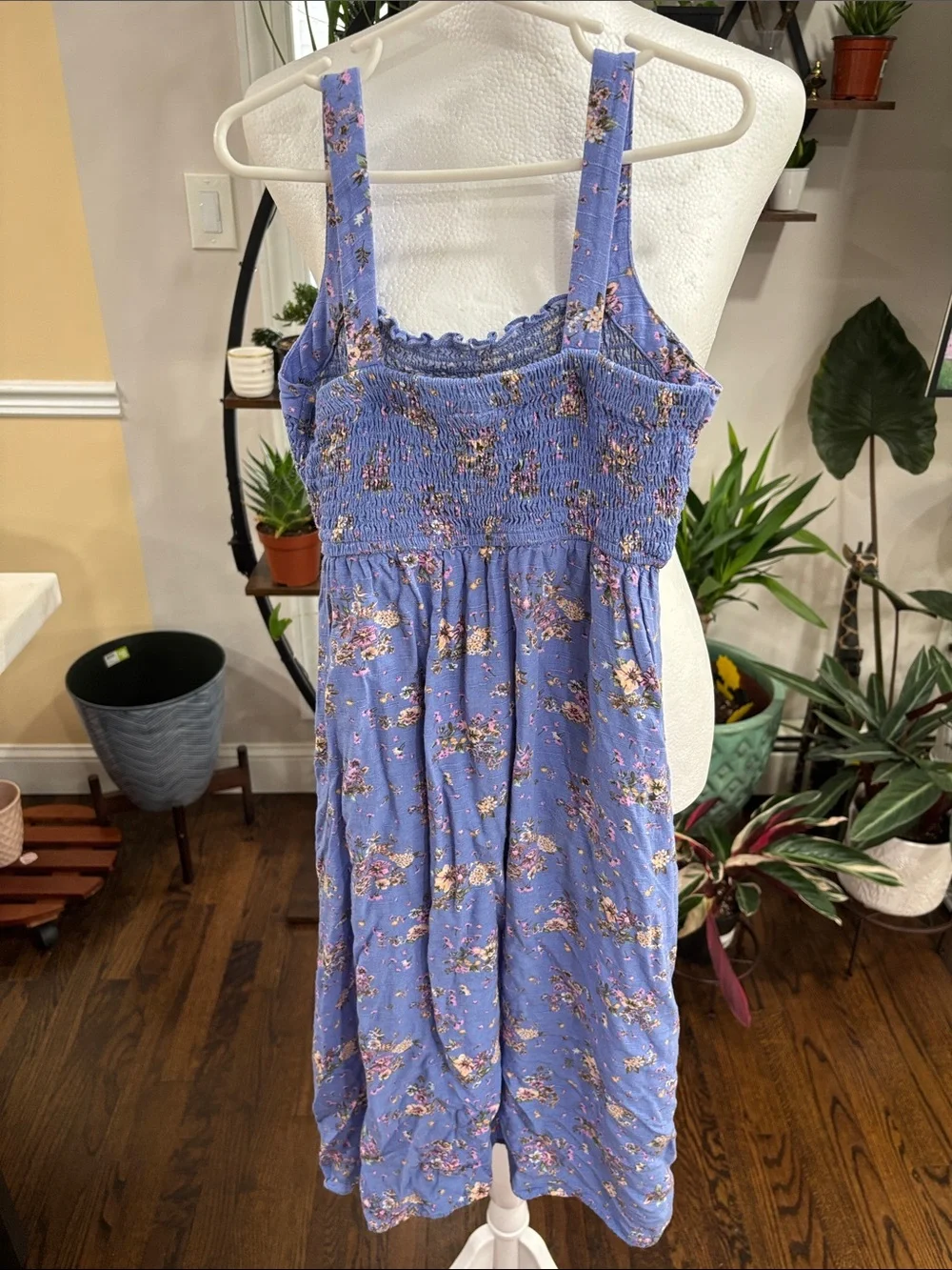 Art Class Girls' Floral Smocked romper dress size 6/7